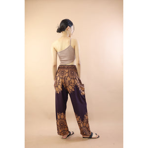 Deep Tone Andala Flower Women Harem Pants In Brown PP0004 020376 04