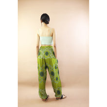 Load image into Gallery viewer, Mandala Chain Women Harem Pants In Olive PP0004 020388 03
