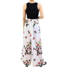 Load image into Gallery viewer, Colorful Butterfly Bamboo Cotton Palazzo Pants in Red PP0076 010118 05