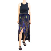 Load image into Gallery viewer, Peacock Eye Women&#39;s Skirt in Navy SK0029 020003 05
