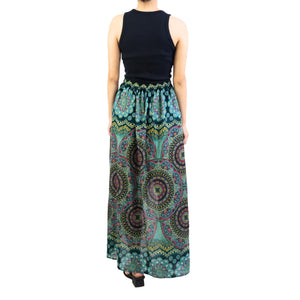 Mandala 114 Women's Skirt in Ocean Blue SK0029 020114 04