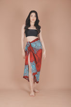Load image into Gallery viewer, Sarong Scarf in Red JK0038 020030-01