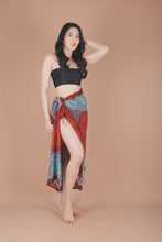 Load image into Gallery viewer, Sarong Scarf in Red JK0038 020030-01