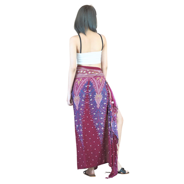 Peacock Sarong in Red JK0038 020008 02