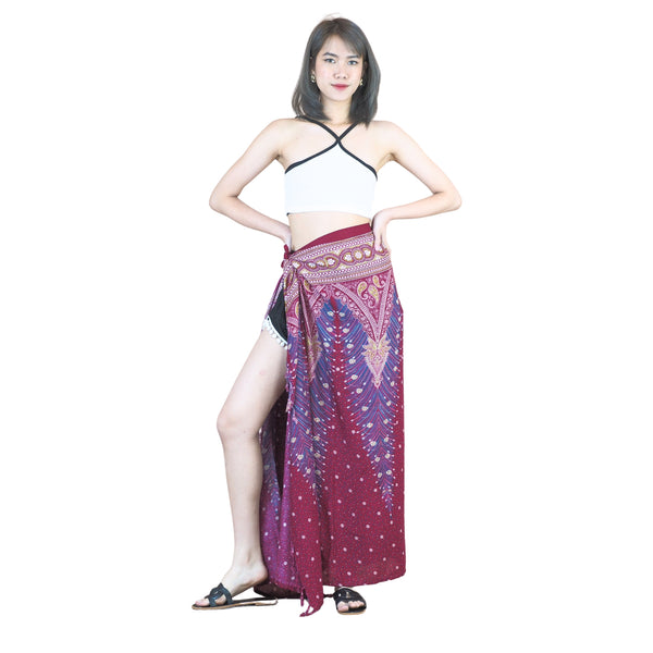 Peacock Sarong in Red JK0038 020008 02