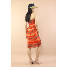 Load image into Gallery viewer, Cartoon Elephant Sarong in Orange JK0038 020052 02