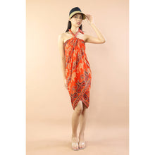 Load image into Gallery viewer, Cartoon Elephant Sarong in Orange JK0038 020052 02