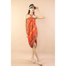 Load image into Gallery viewer, Cartoon Elephant Sarong in Orange JK0038 020052 02