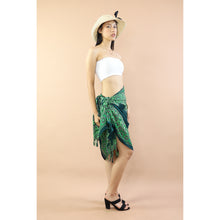 Load image into Gallery viewer, Mandala Sunflower Sarong in Green JK0038 020271 02