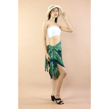 Load image into Gallery viewer, Mandala Sunflower Sarong in Green JK0038 020271 02