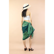 Load image into Gallery viewer, Mandala Sunflower Sarong in Green JK0038 020271 02