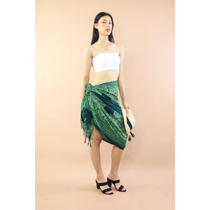 Mandala Sunflower Sarong in Green JK0038 020271 02