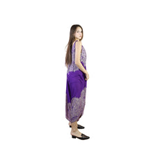 Load image into Gallery viewer, Floral mandala Women&#39;s Jumpsuit in Purple JP0069 020036 01