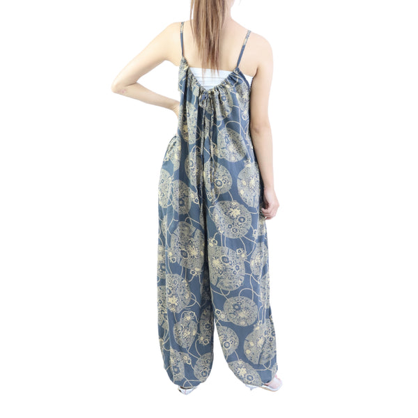 Floral Classic Women's Jumpsuit in Gray JP0091 020098 06