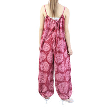 Load image into Gallery viewer, Floral Classic Women&#39;s Jumpsuit in Burgundy JP0091 020098 09