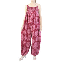 Load image into Gallery viewer, Floral Classic Women&#39;s Jumpsuit in Burgundy JP0091 020098 09