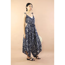 Load image into Gallery viewer, Elephants Jumpsuit with Belt in Navy Blue JP0097-020004-04
