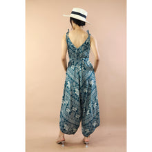 Load image into Gallery viewer, Elephants Jumpsuit with Belt in Green JP0097-020004-05