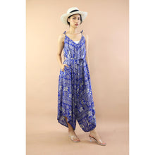 Load image into Gallery viewer, Elephants Jumpsuit with Belt in Bright Navy JP0097-020004-06