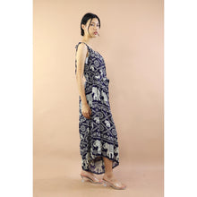 Load image into Gallery viewer, Elephants Jumpsuit with Belt in Purple JP0097 020005 03