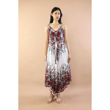 Load image into Gallery viewer, Floral Ivy Women&#39;s Jumpsuit with Belt in Red JP0097-020010-10