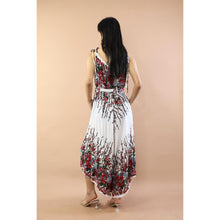 Load image into Gallery viewer, Floral Ivy Women&#39;s Jumpsuit with Belt in Red JP0097-020010-10