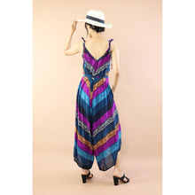 Load image into Gallery viewer, Funny Stripe Jumpsuit with Belt in Purple JP0097-020021-03