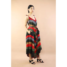 Load image into Gallery viewer, Funny Stripe Jumpsuit with Belt in Green JP0097-020021-04