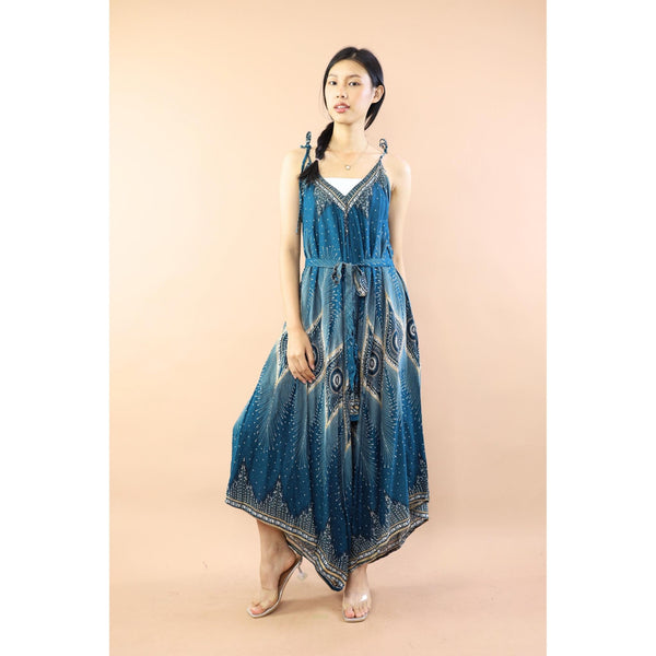Big Eye Women's Jumpsuit with Belt  in Ocean Blue JP0097 020033 05