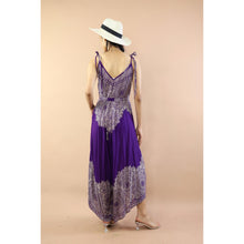 Load image into Gallery viewer, Floral mandala Women&#39;s Jumpsuit with Belt in Purple JP0097 020036 01