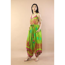 Load image into Gallery viewer, Vivid Madala 68 Womens Jumpsuit with Belt in Green JP0097-020068-07