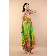 Load image into Gallery viewer, Vivid Madala 68 Womens Jumpsuit with Belt in Green JP0097-020068-07