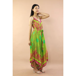 Vivid Madala 68 Womens Jumpsuit with Belt in Green JP0097-020068-07