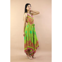 Load image into Gallery viewer, Vivid Madala 68 Womens Jumpsuit with Belt in Green JP0097-020068-07