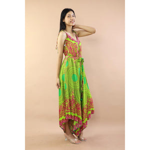 Vivid Madala 68 Womens Jumpsuit with Belt in Green JP0097-020068-07