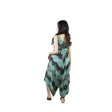 Load image into Gallery viewer, Paisley Buddha Women&#39;s Jumpsuit with Belt in Green JP0097 020002 03