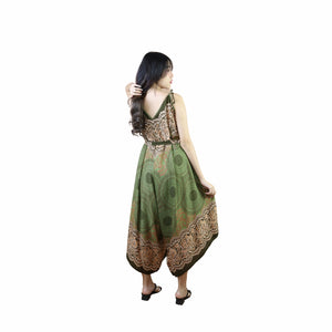 Princess Mandala Women's Jumpsuit with Belt in Olive JP0097 020030 03