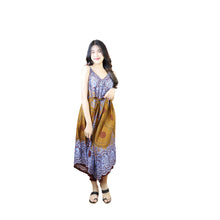 Load image into Gallery viewer, Princess Mandala Women&#39;s Jumpsuit with Belt in Mustard JP0097 020030 04