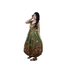 Load image into Gallery viewer, Mandala elephant 71 Women&#39;s Jumpsuit with Belt in Olive JP0097 020071 02