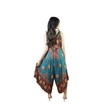 Load image into Gallery viewer, Mandala elephant 71 Women&#39;s Jumpsuit with Belt in Green JP0097 020071 06
