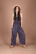 Load image into Gallery viewer, Mandala Ivy Women&#39;s Jumpsuit Aladdin Style with Belt  in Navy Blue JP0098 020349 01