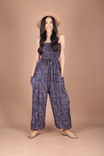 Load image into Gallery viewer, Mandala Ivy Women&#39;s Jumpsuit Aladdin Style with Belt  in Navy Blue JP0098 020349 01