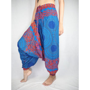 Mandala  Unisex Aladdin drop crotch pants in Blue PP0056 020068 04
