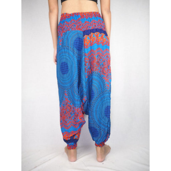 Mandala  Unisex Aladdin drop crotch pants in Blue PP0056 020068 04