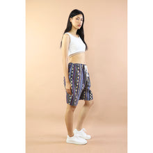 Load image into Gallery viewer, Wooven Women&#39;s Shorts drawstring Pants in Navy PP0330 040000 03