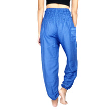 Load image into Gallery viewer, Solid color women harem pants in Royal Blue PP0004 020000 02