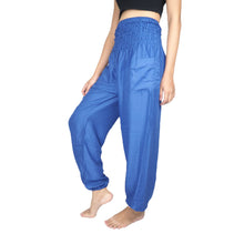 Load image into Gallery viewer, Solid color women harem pants in Royal Blue PP0004 020000 02