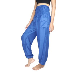 Solid color women harem pants in Royal Blue PP0004 020000 02
