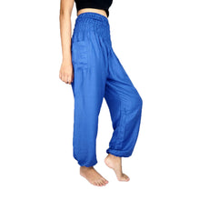 Load image into Gallery viewer, Solid color women harem pants in Royal Blue PP0004 020000 02