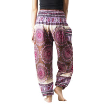 Load image into Gallery viewer, Colorful sunflower 95 women harem pants in White PP0004 020095 04